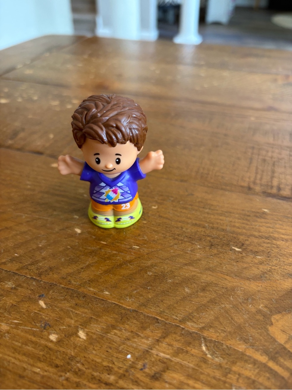 Fisher Price Little People boy with popsicle shirt as is